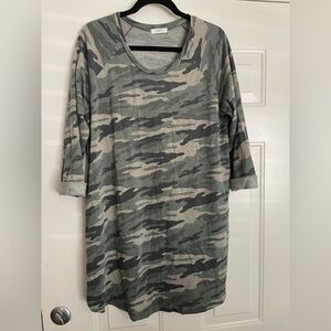 Cherish Camo Print Tunic